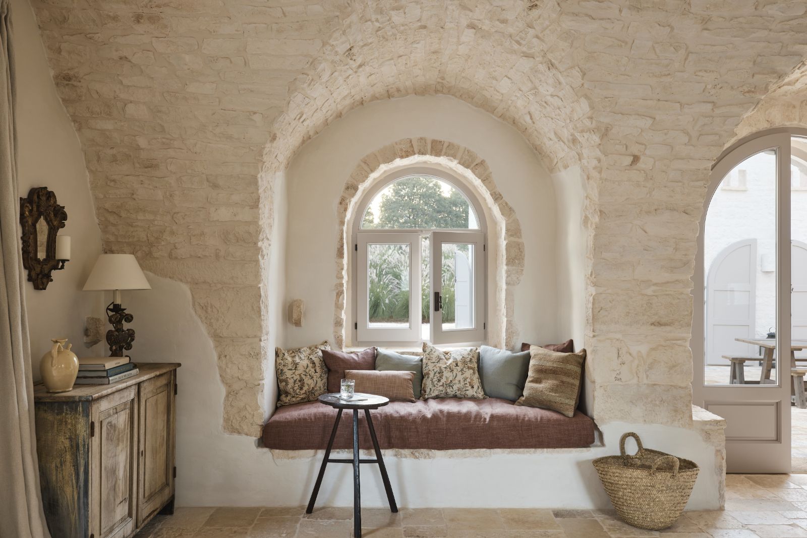 Sitting Nook at Masseria Pietra in Puglia