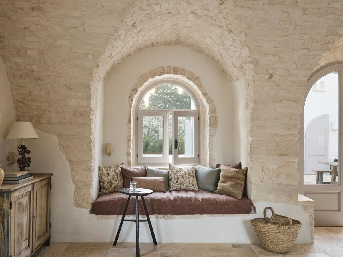Sitting Nook at Masseria Pietra in Puglia