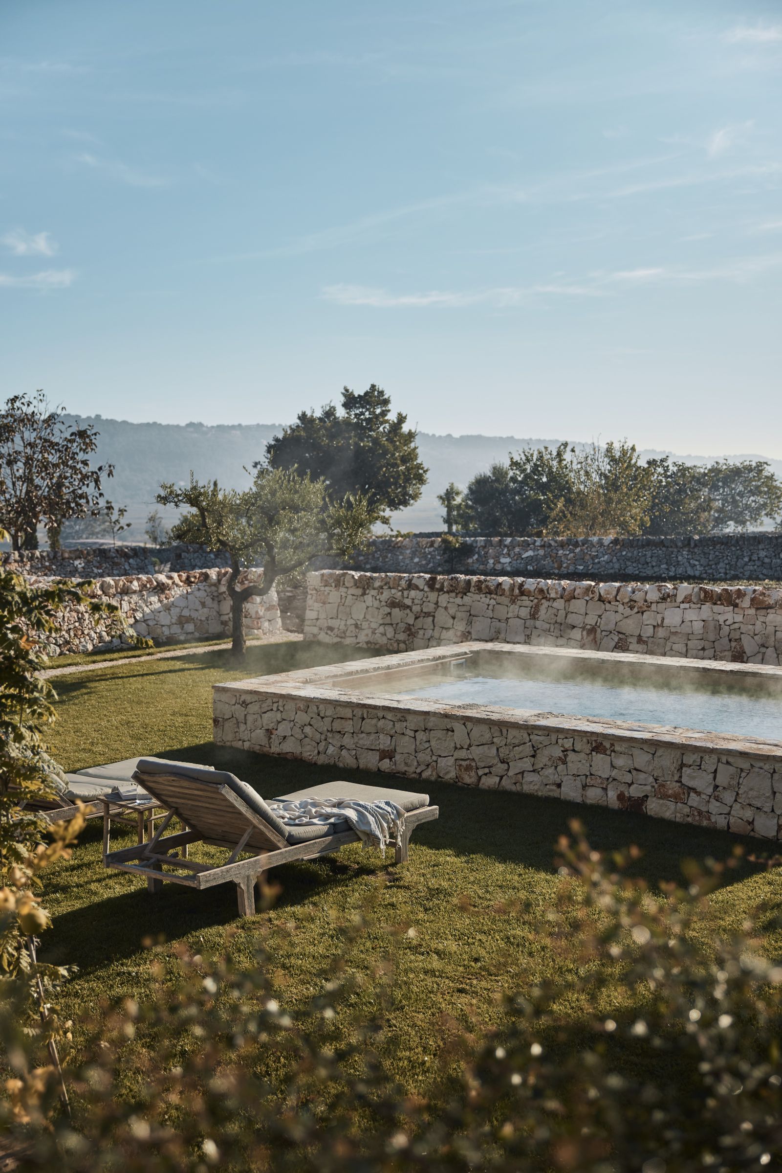 Spa Pool at Masseria Pietra in Puglia