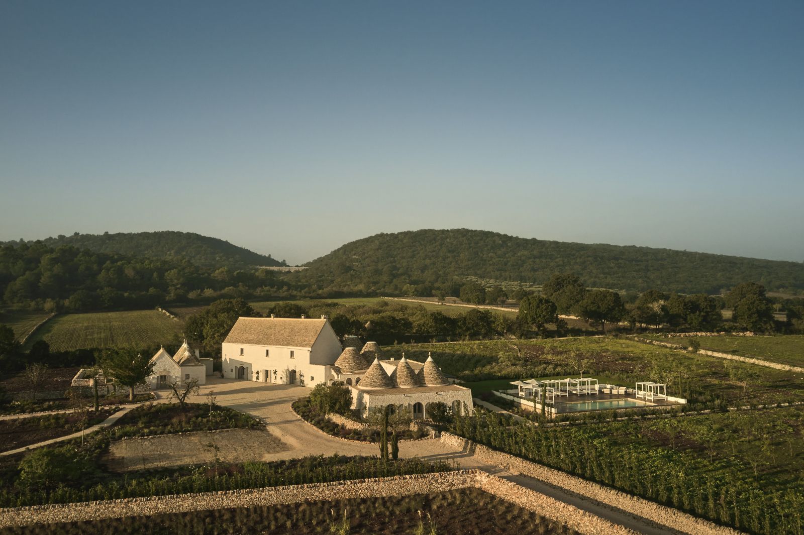 Surroundings of Masseria Pietra in Puglia