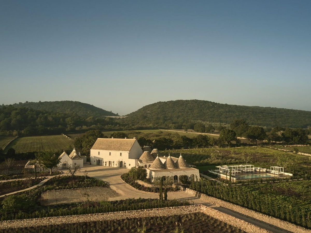Surroundings of Masseria Pietra in Puglia