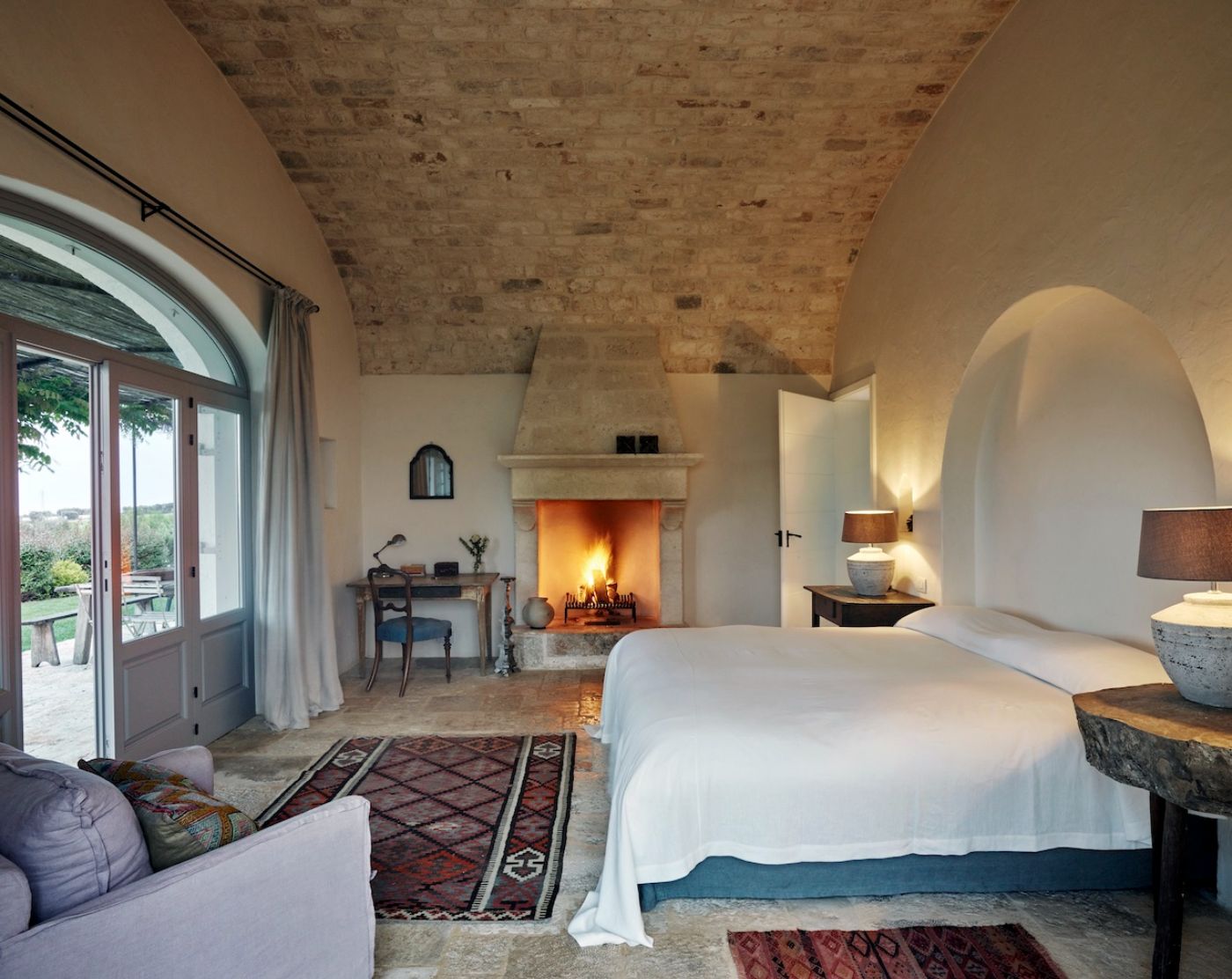 Bedroom One at Masseria Pugliese in Puglia