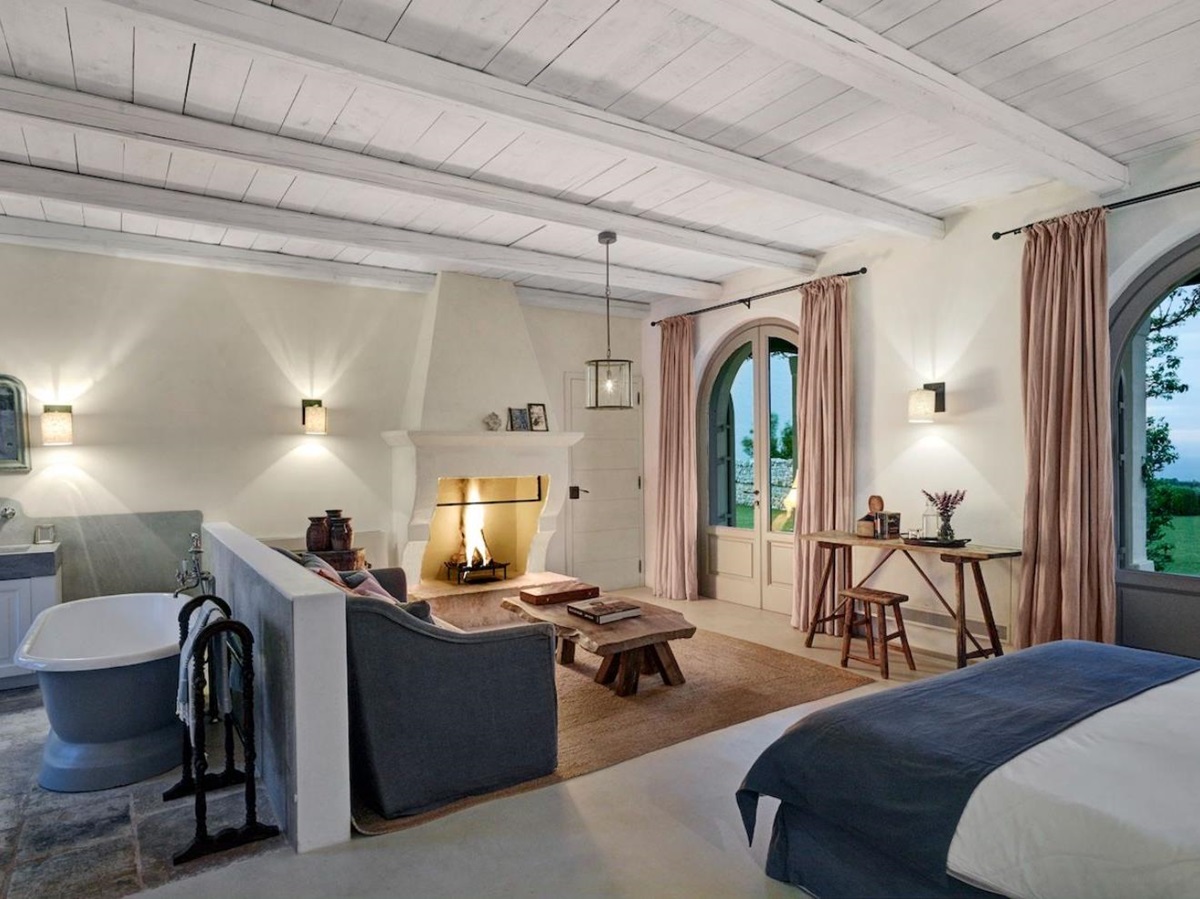 Bedroom Three at Masseria Pugliese in Puglia