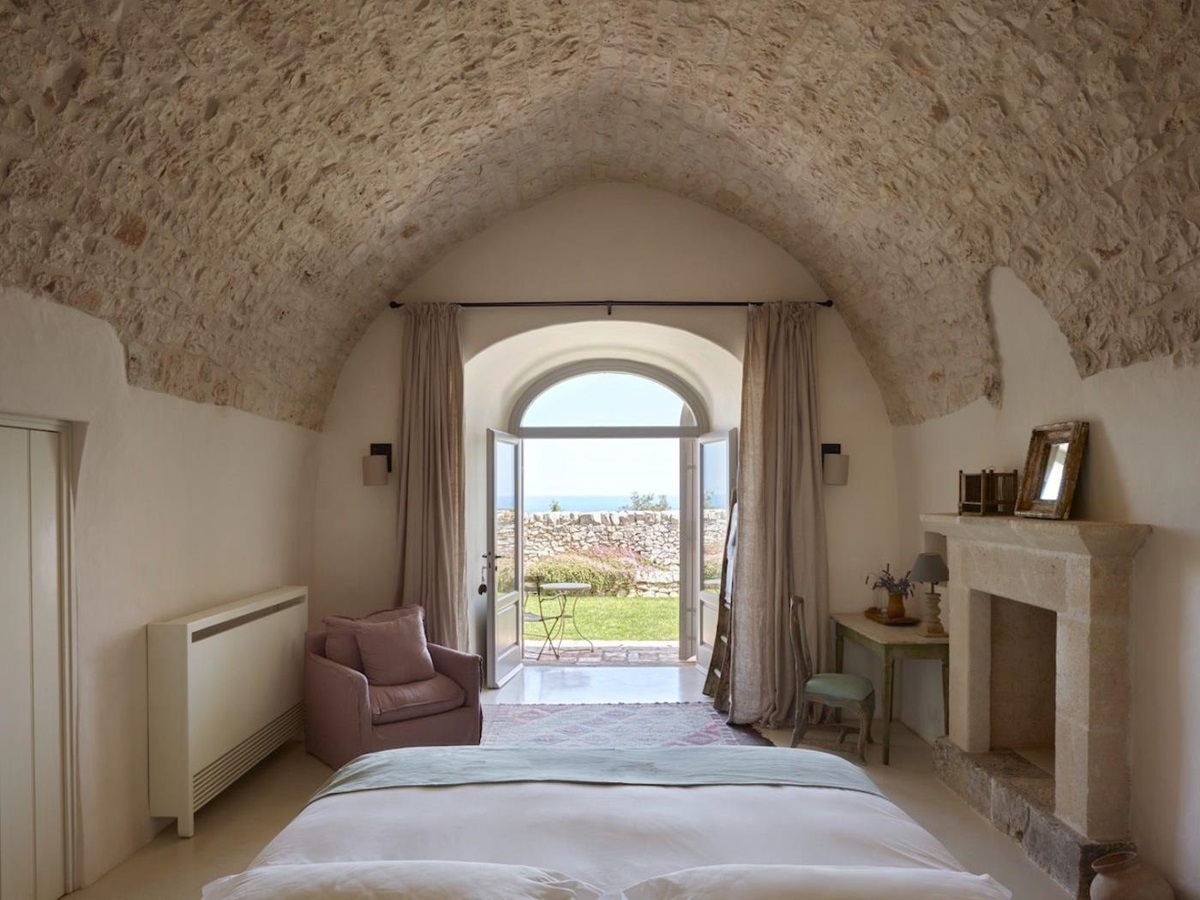 Bedroom Four at Masseria Pugliese in Puglia