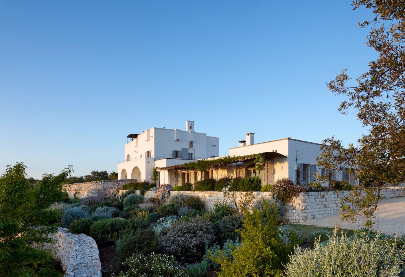 Exterior of Masseria Pugliese in Puglia