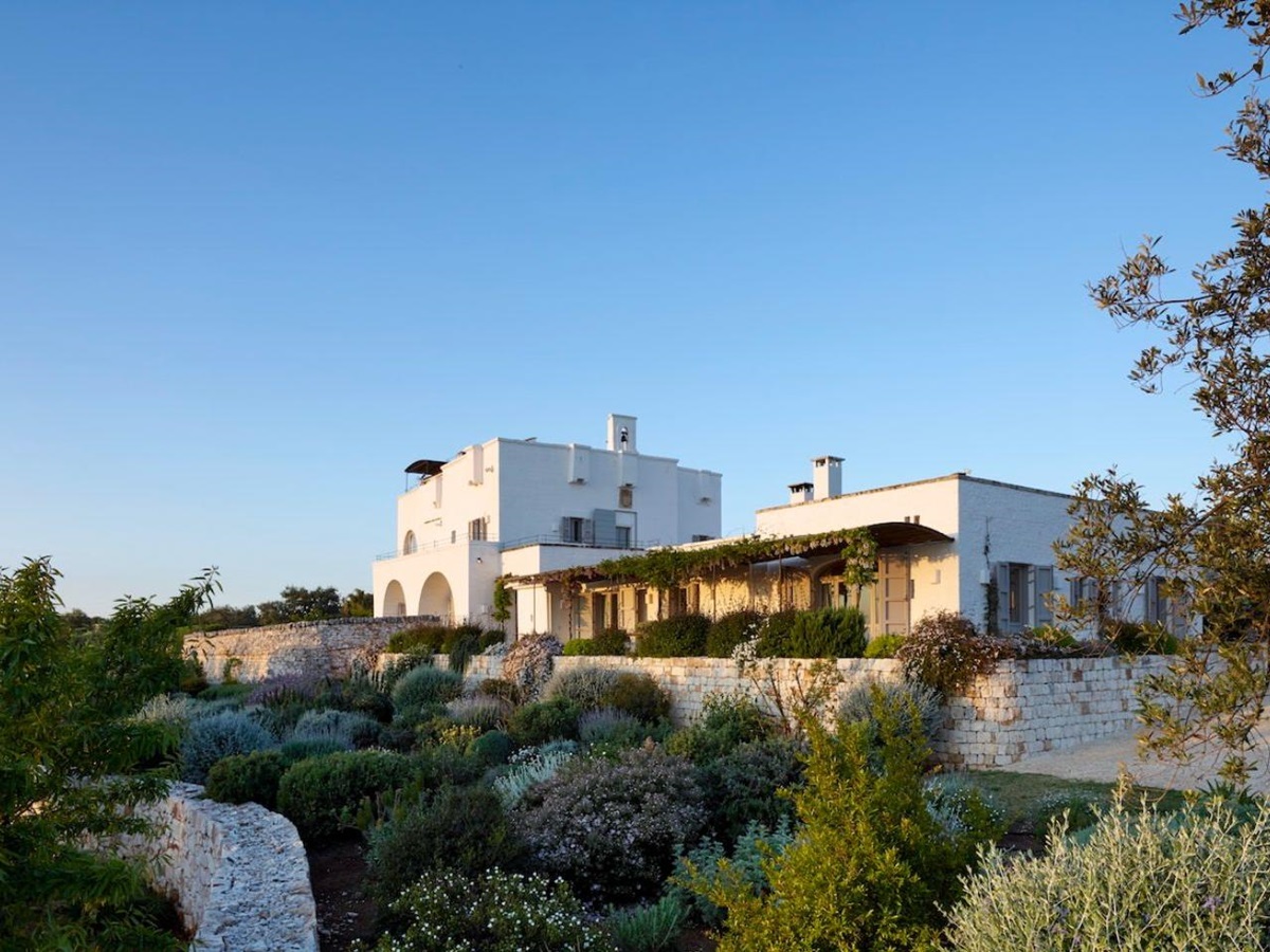 Exterior of Masseria Pugliese in Puglia