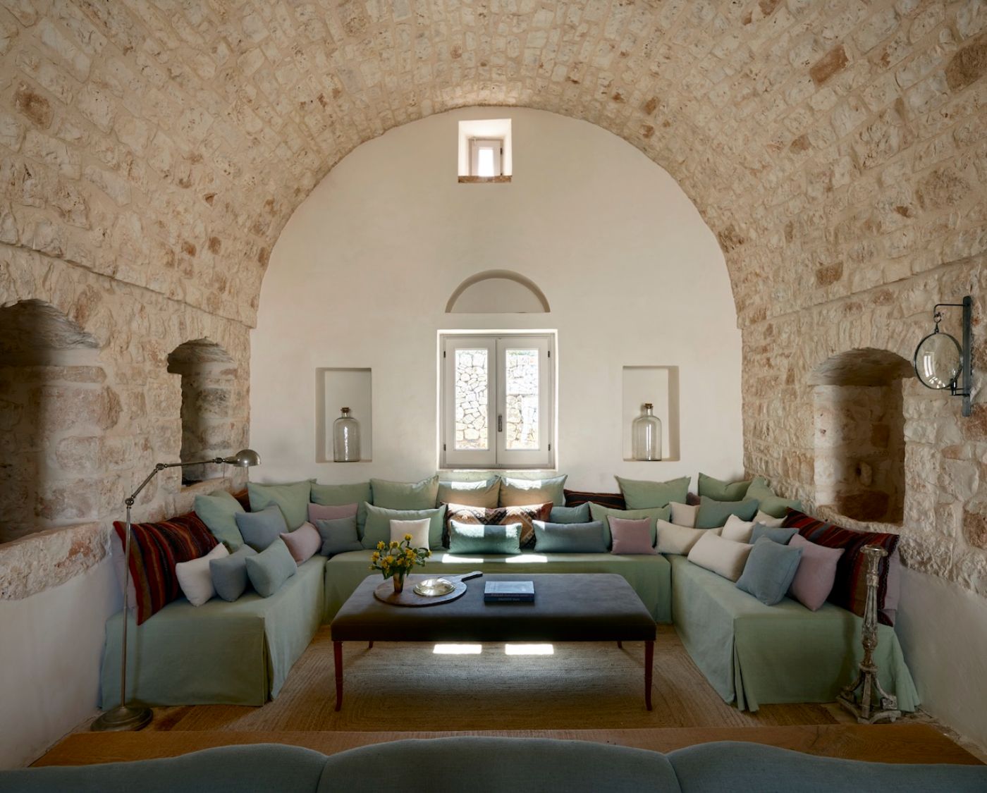Living Room at Masseria Pugliese in Puglia
