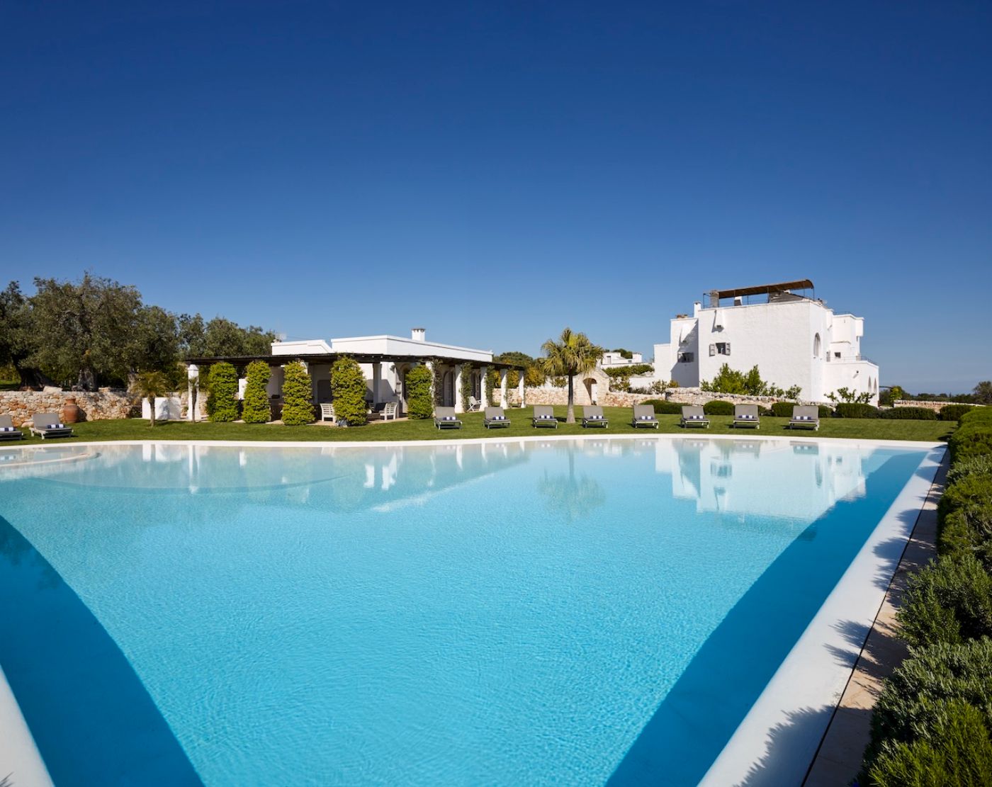 Pool at Masseria Pugliese in Puglia