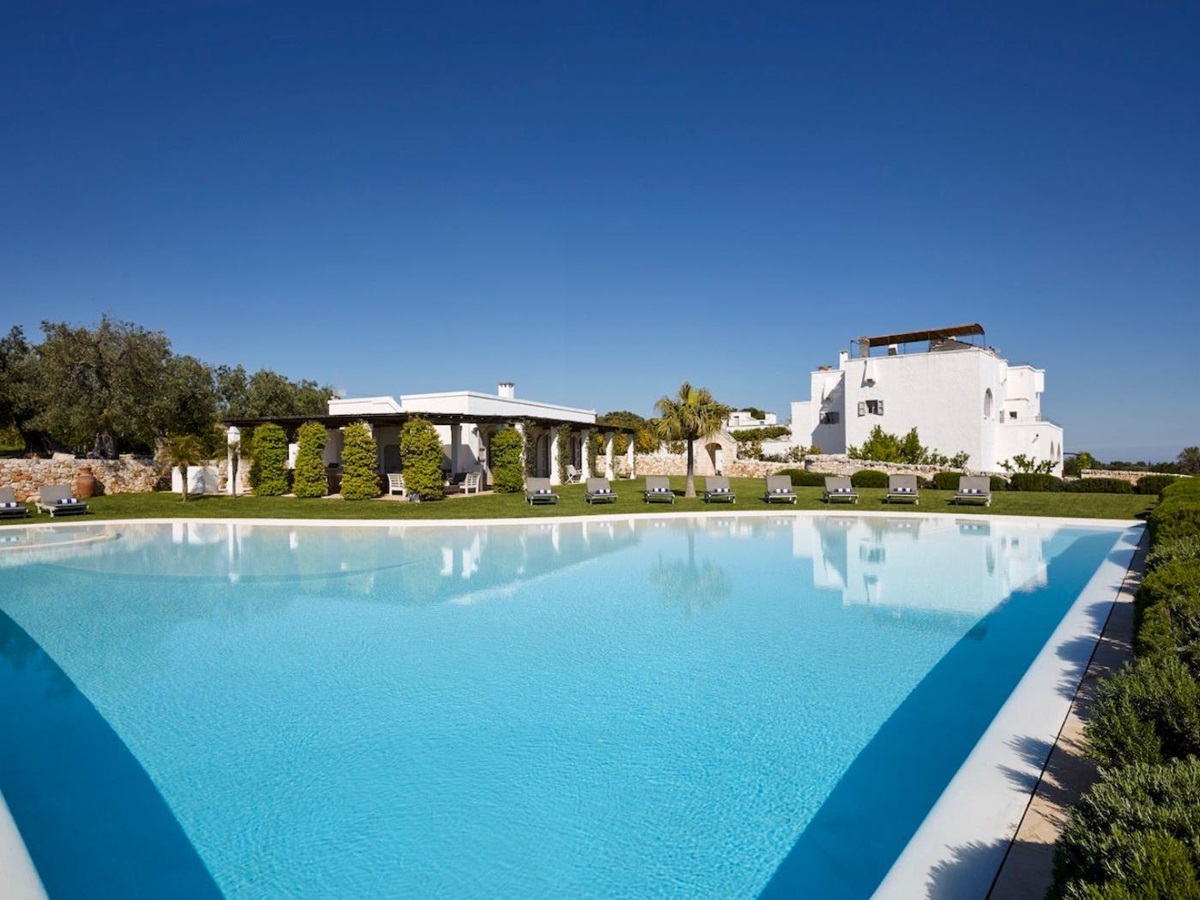 Pool at Masseria Pugliese in Puglia
