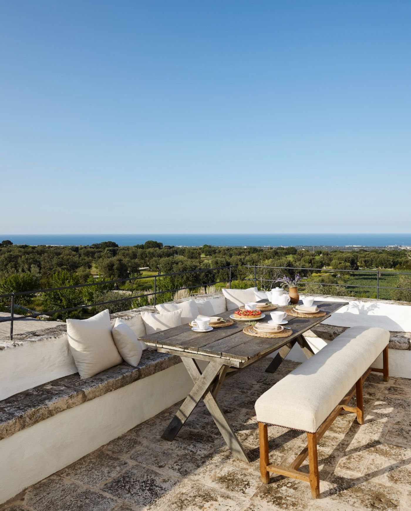 Rooftop at Masseria Pugliese in Puglia