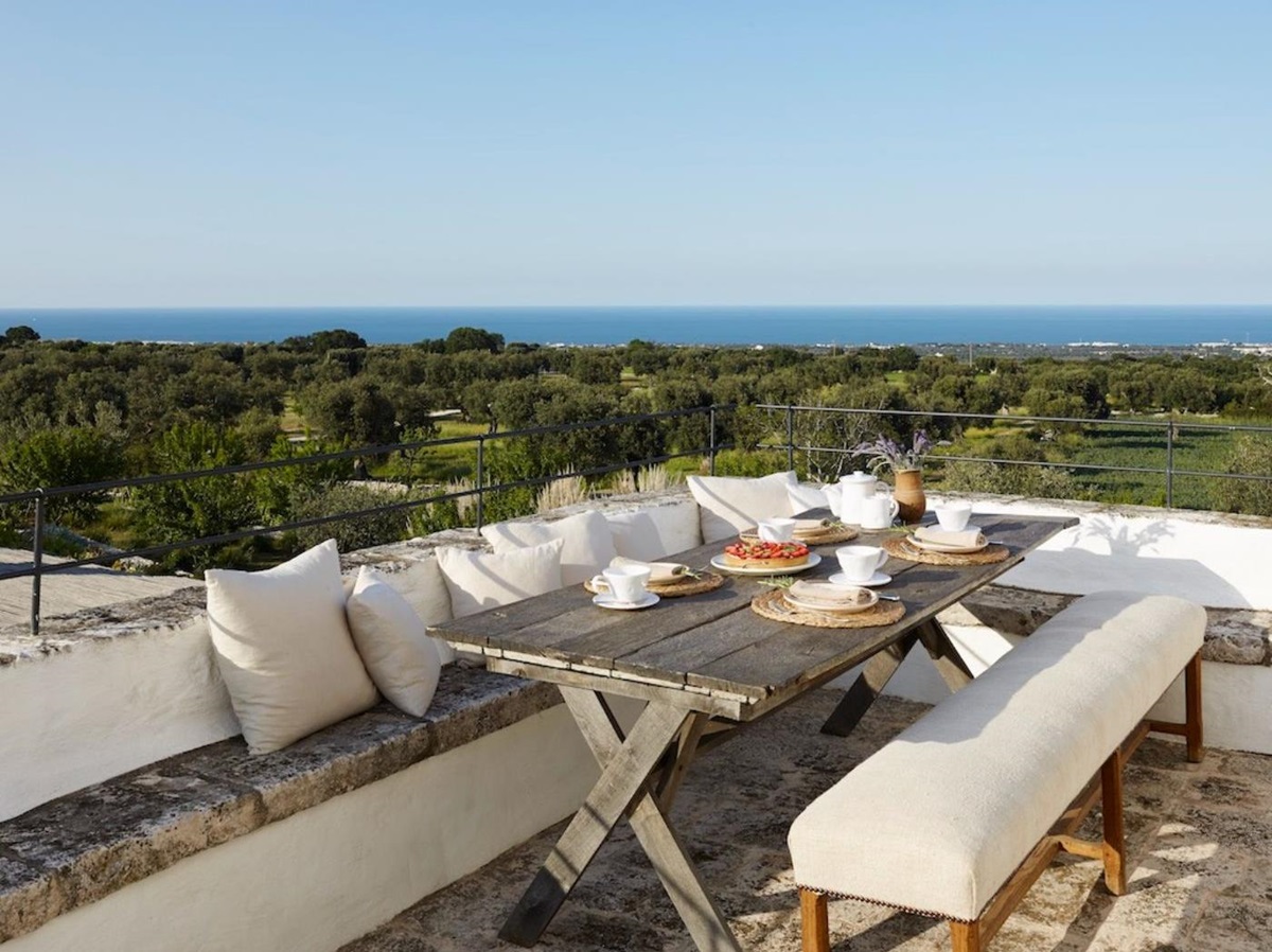 Rooftop at Masseria Pugliese in Puglia