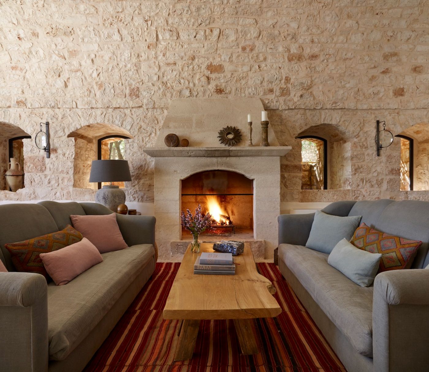 Sitting Room at Masseria Pugliese in Puglia