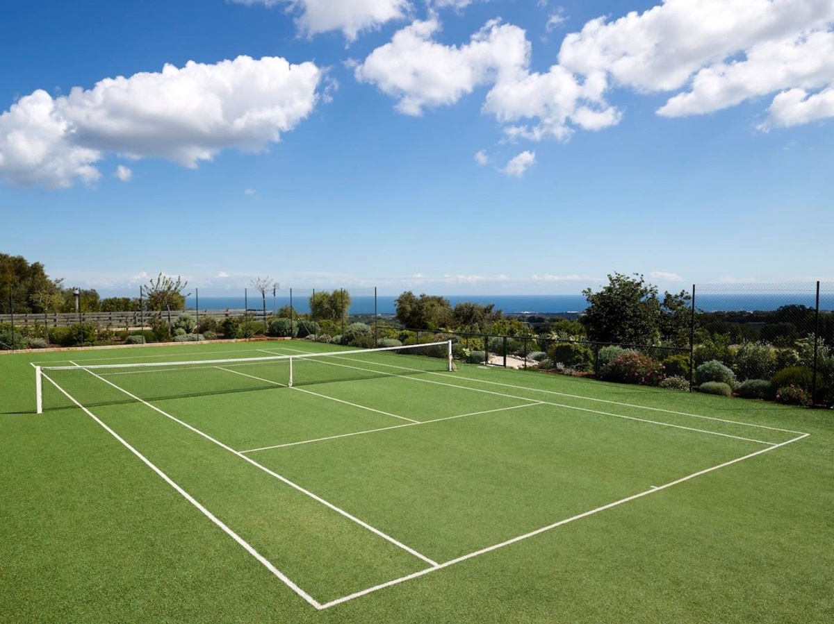 Tennis Court at Masseria Pugliese in Puglia