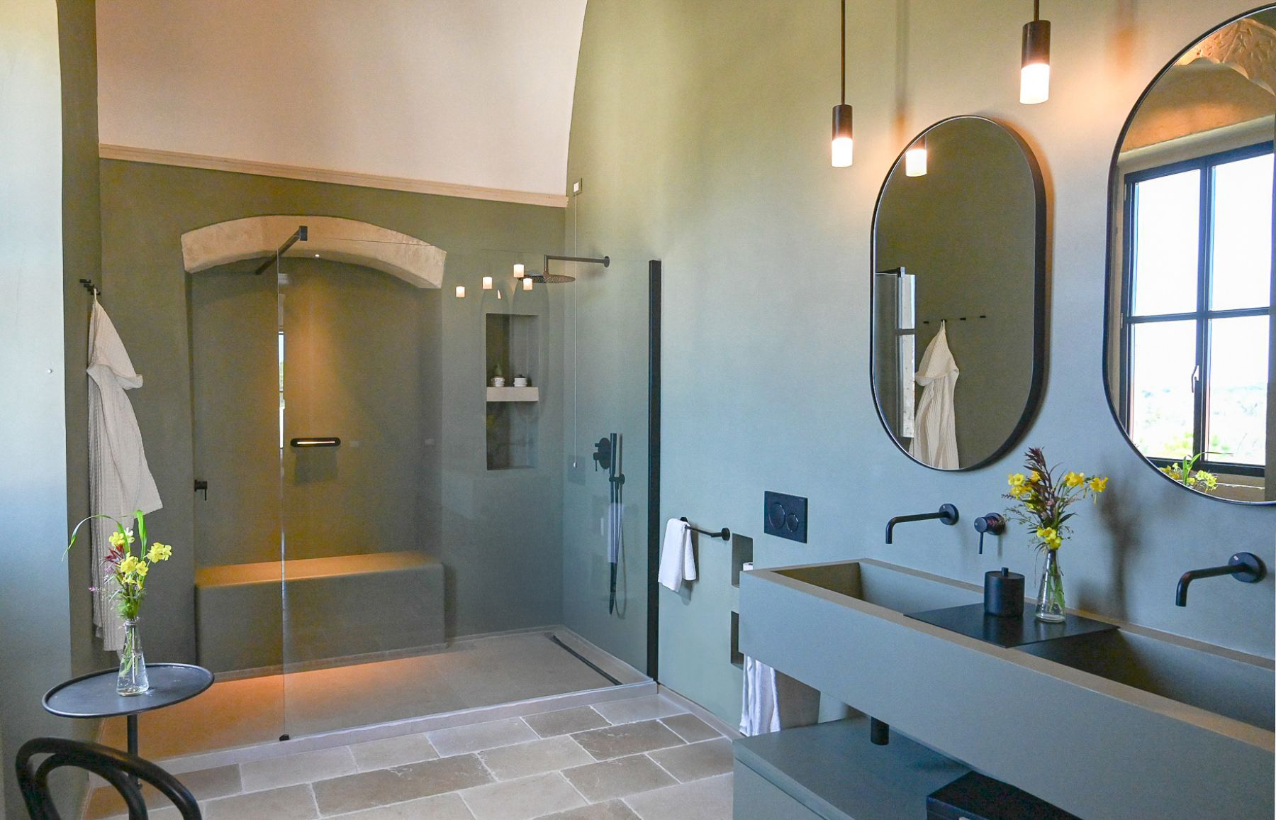Bathroom at Masseria Salento in Puglia