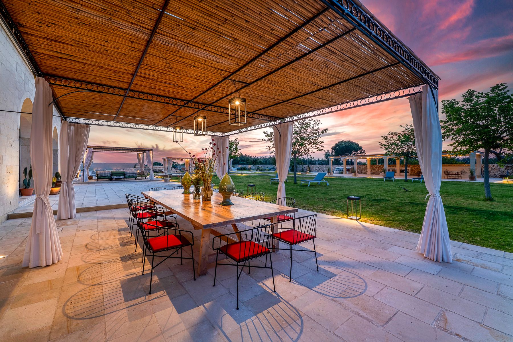 Gazebo at Masseria Salento in Puglia