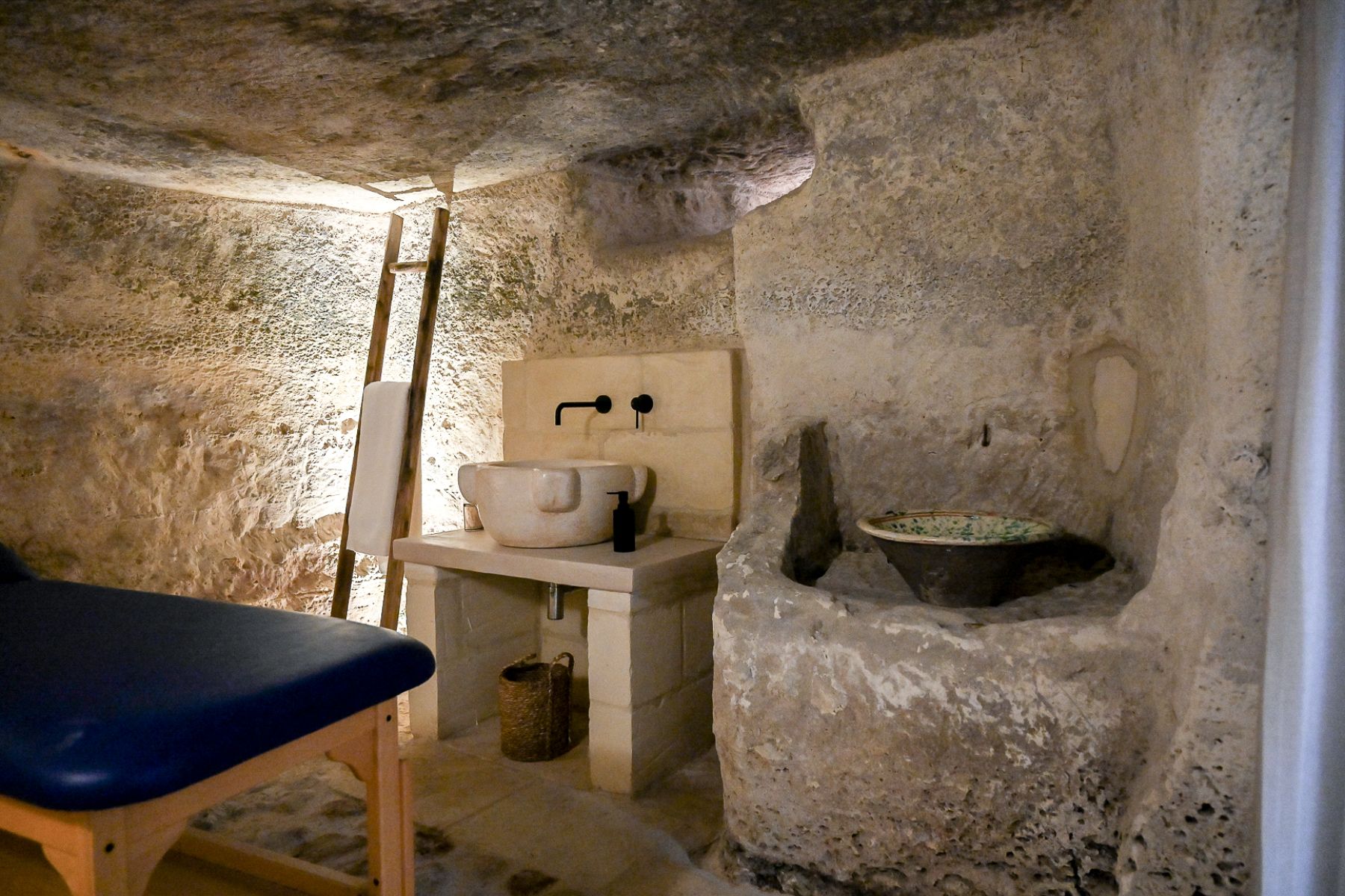 Bathroom at Masseria Salento in Puglia