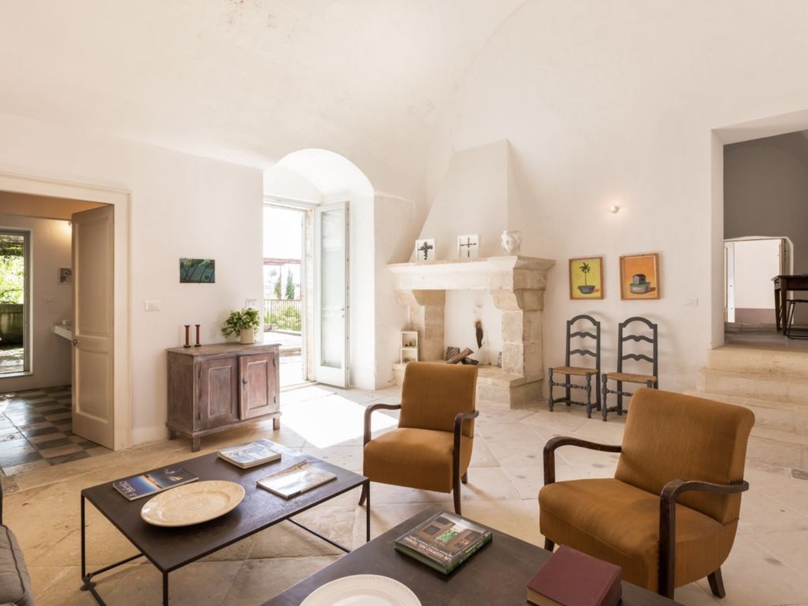 Living area at Palazzo Isonzo