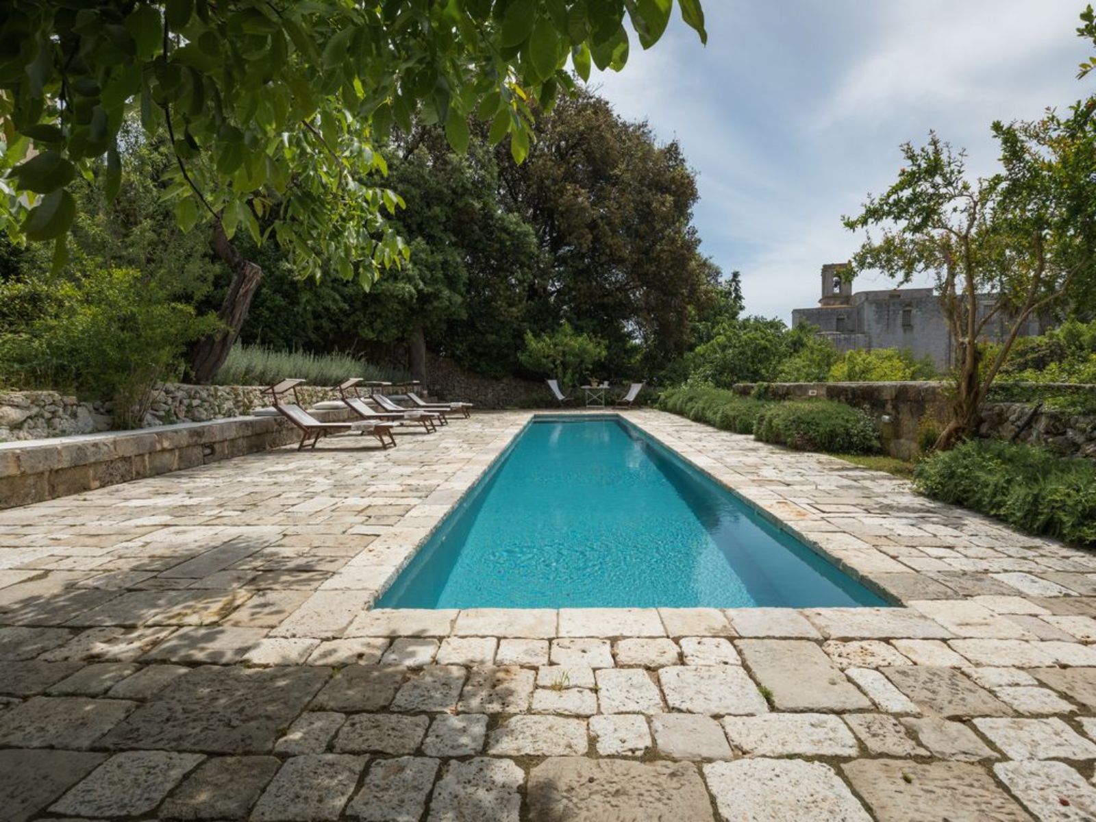 Pool area at Palazzo Isonzo