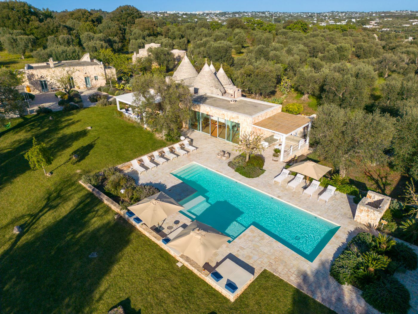 Aerial view of Residenza dei Artisti.