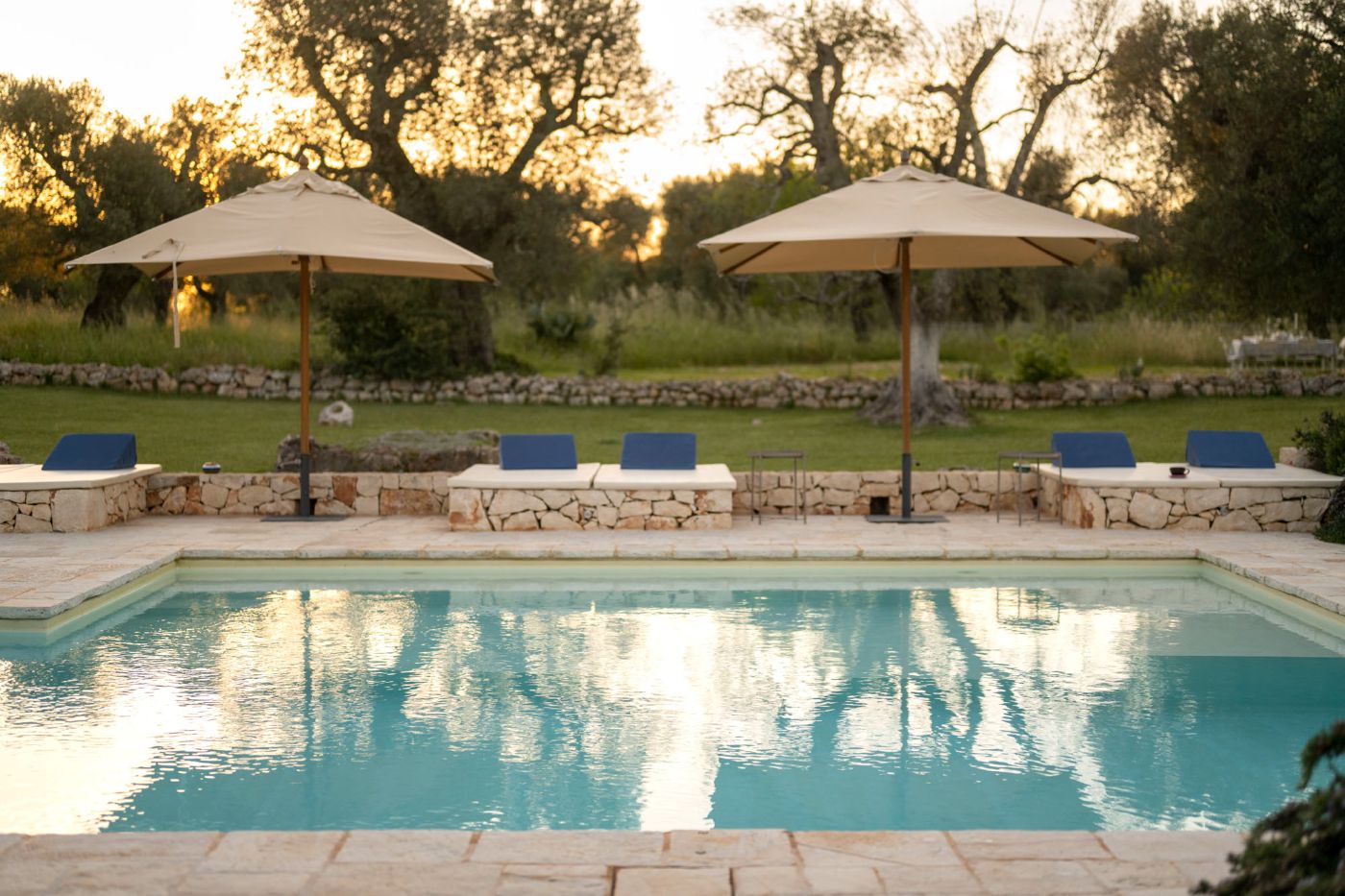 The pool at Residenza dei Artisti.