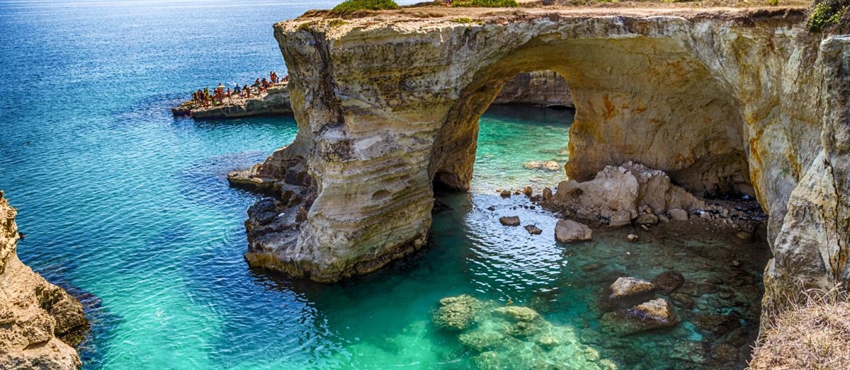 Caves on the coast of Puglia