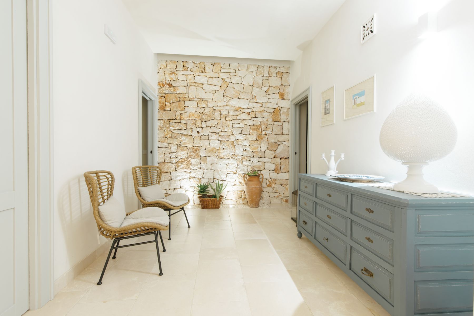Hallway at Trulli Armonia in Puglia