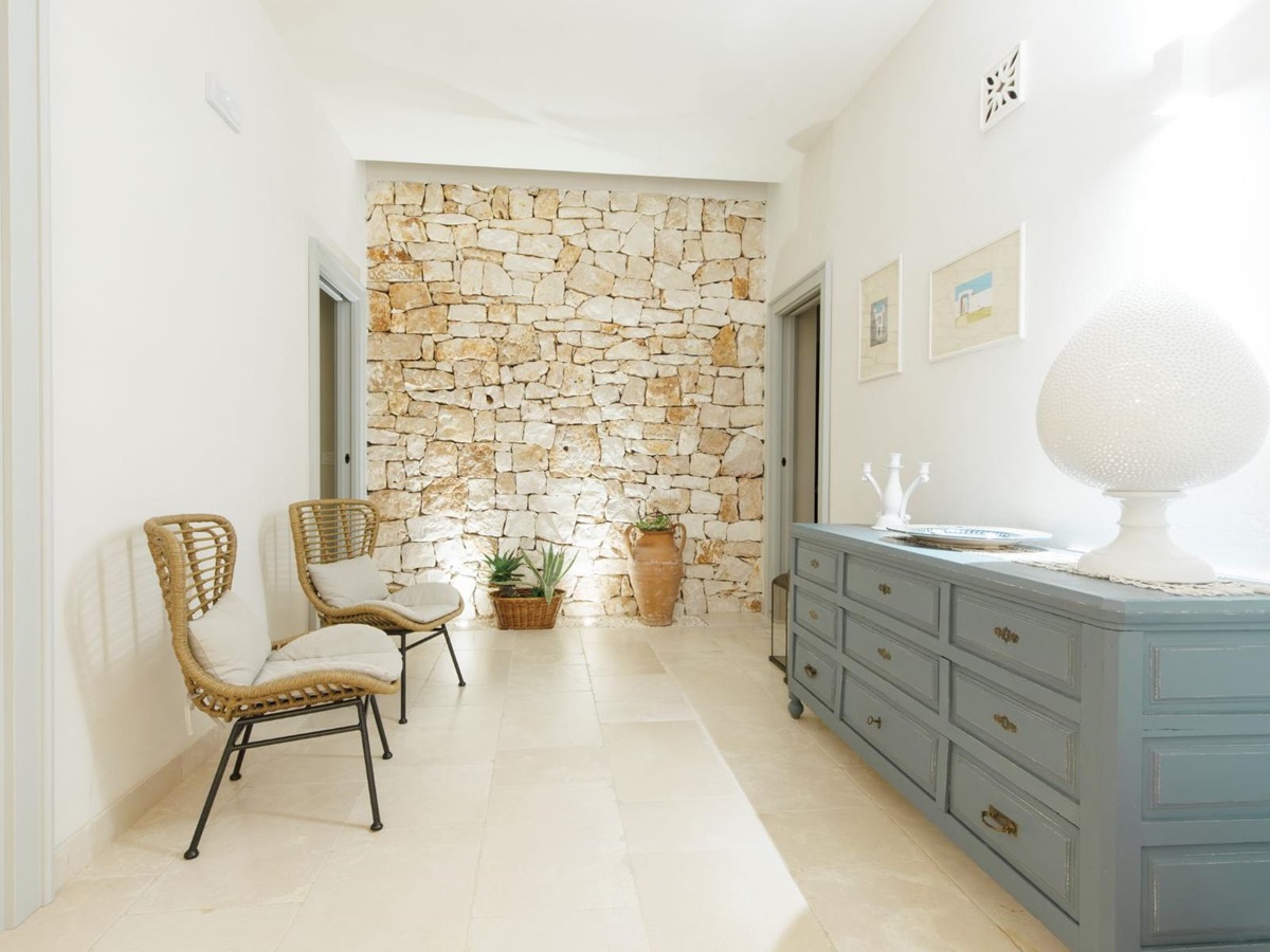 Hallway at Trulli Armonia in Puglia