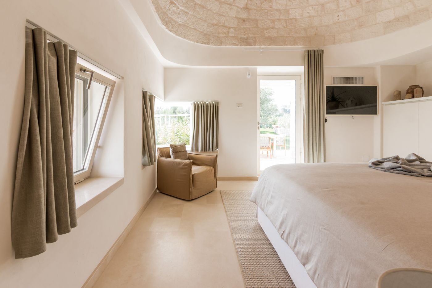 Another bedroom at Trulli Bianca.