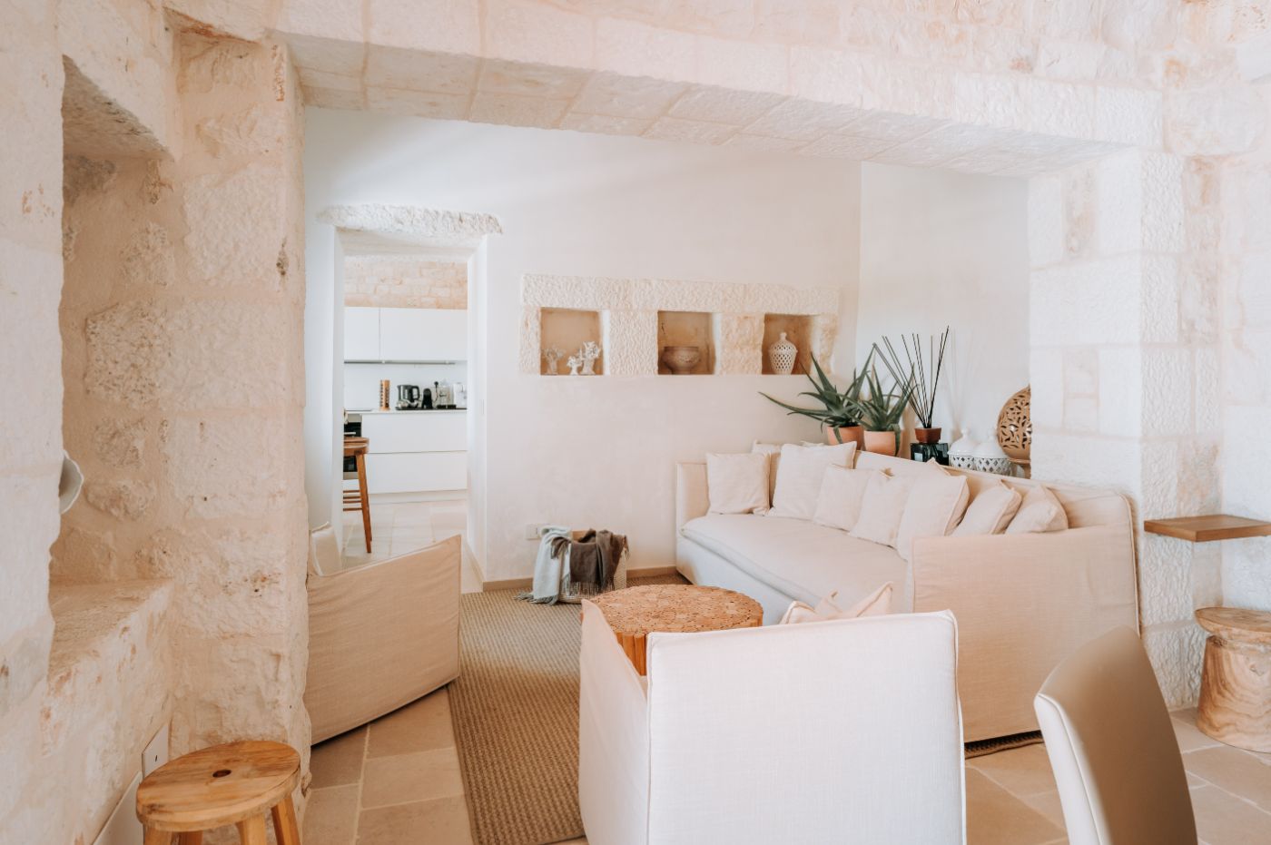 The lounge area at Trulli Pomona.