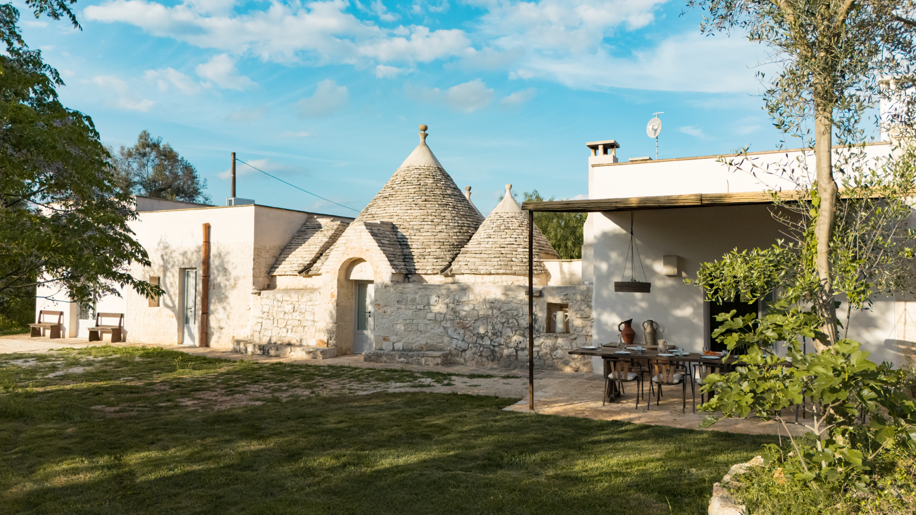 Garden at Trullo Uliveto, Puglia