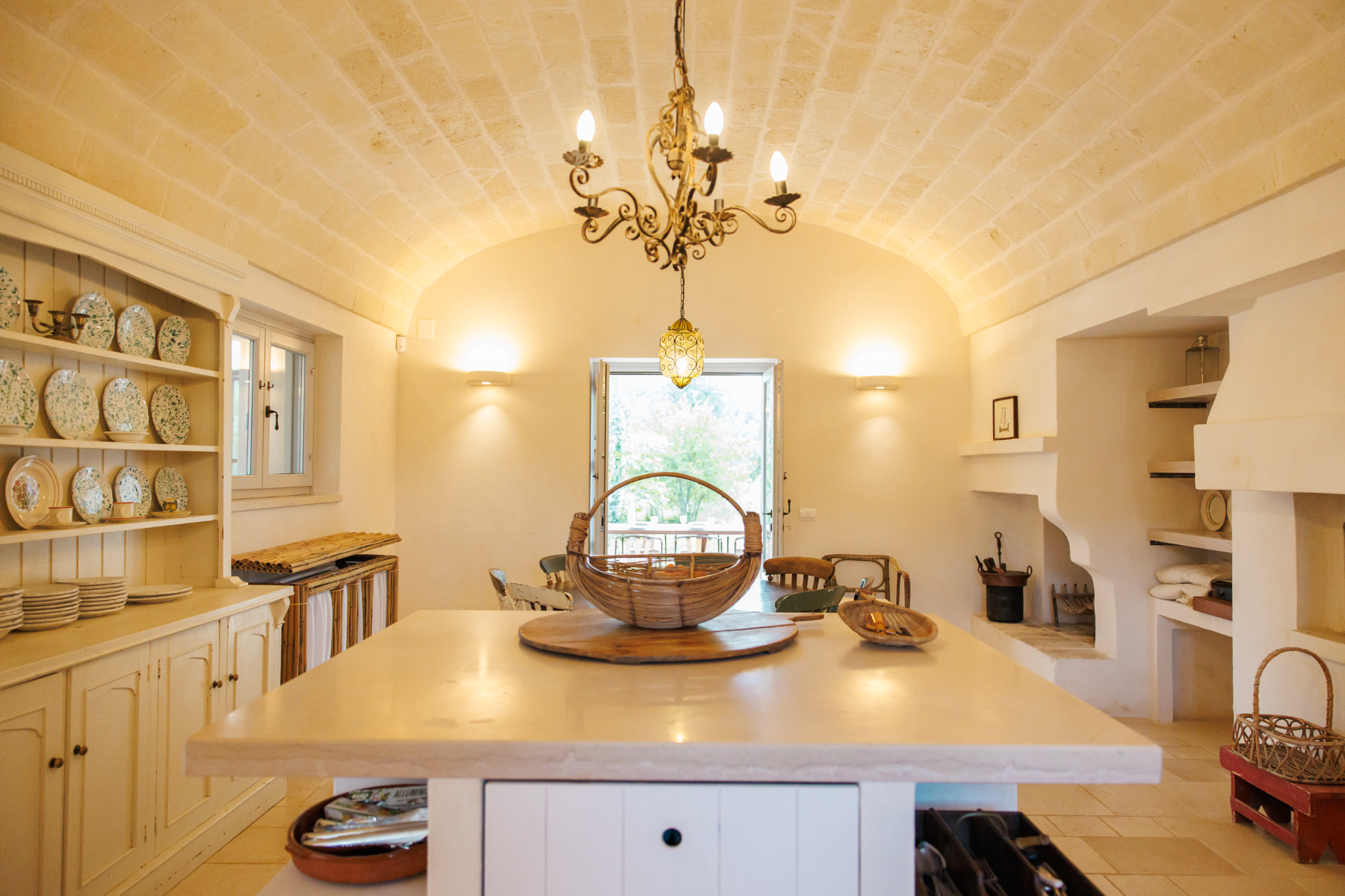 Kitchen at Trullo Uliveto, Puglia