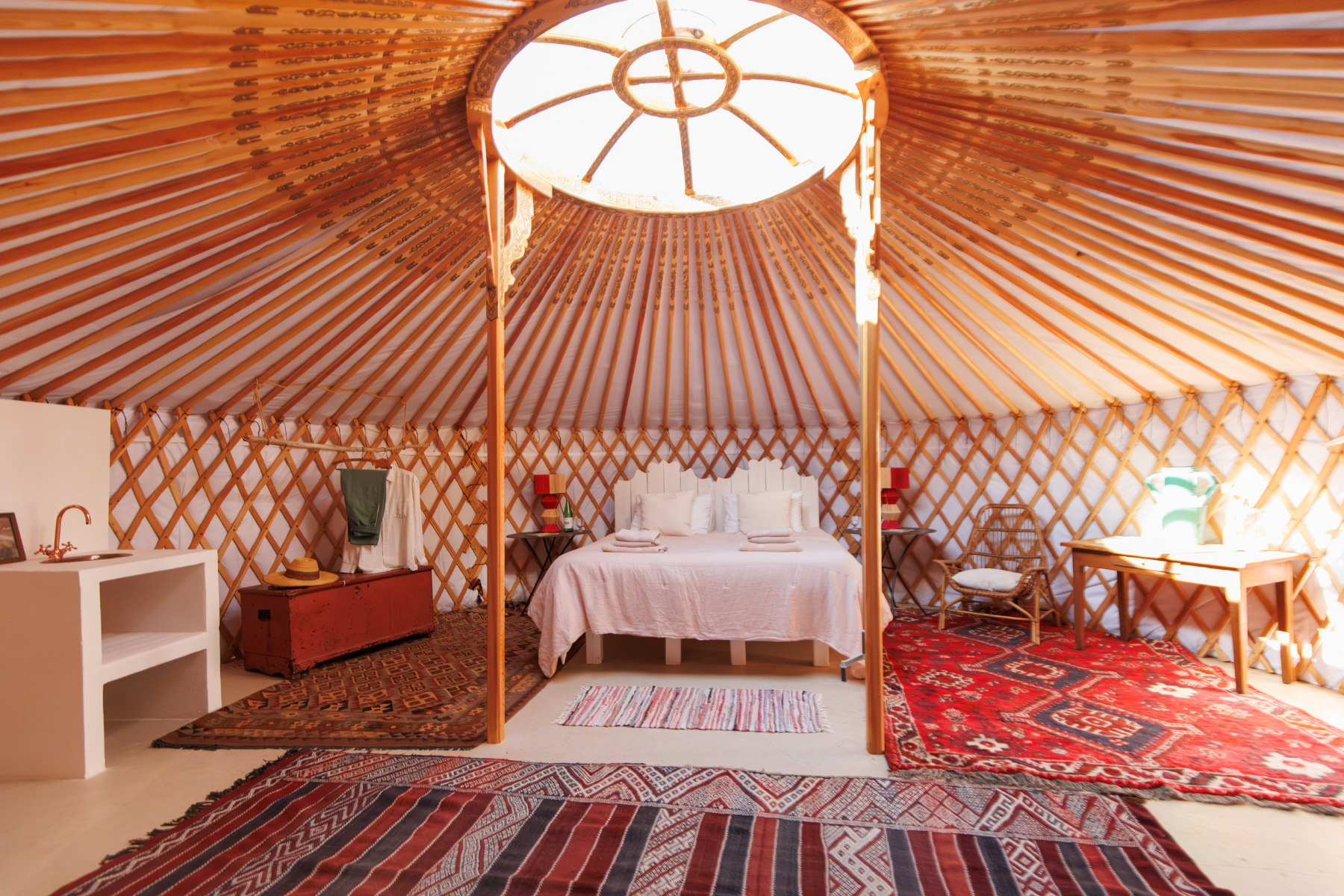Yurt at Trullo Uliveto, Puglia