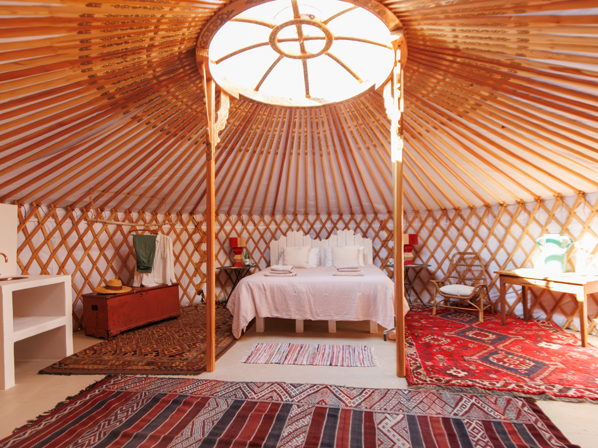 Yurt at Trullo Uliveto, Puglia