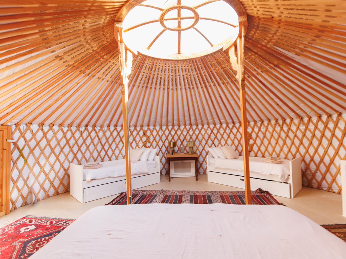 Yurt at Trullo Uliveto, Puglia