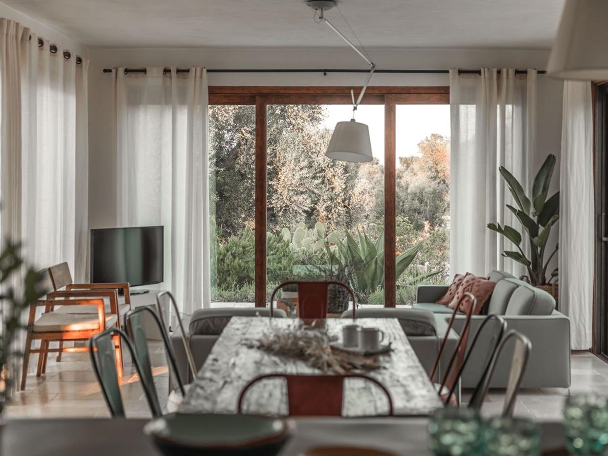 The lounge area in Villa Ambra.