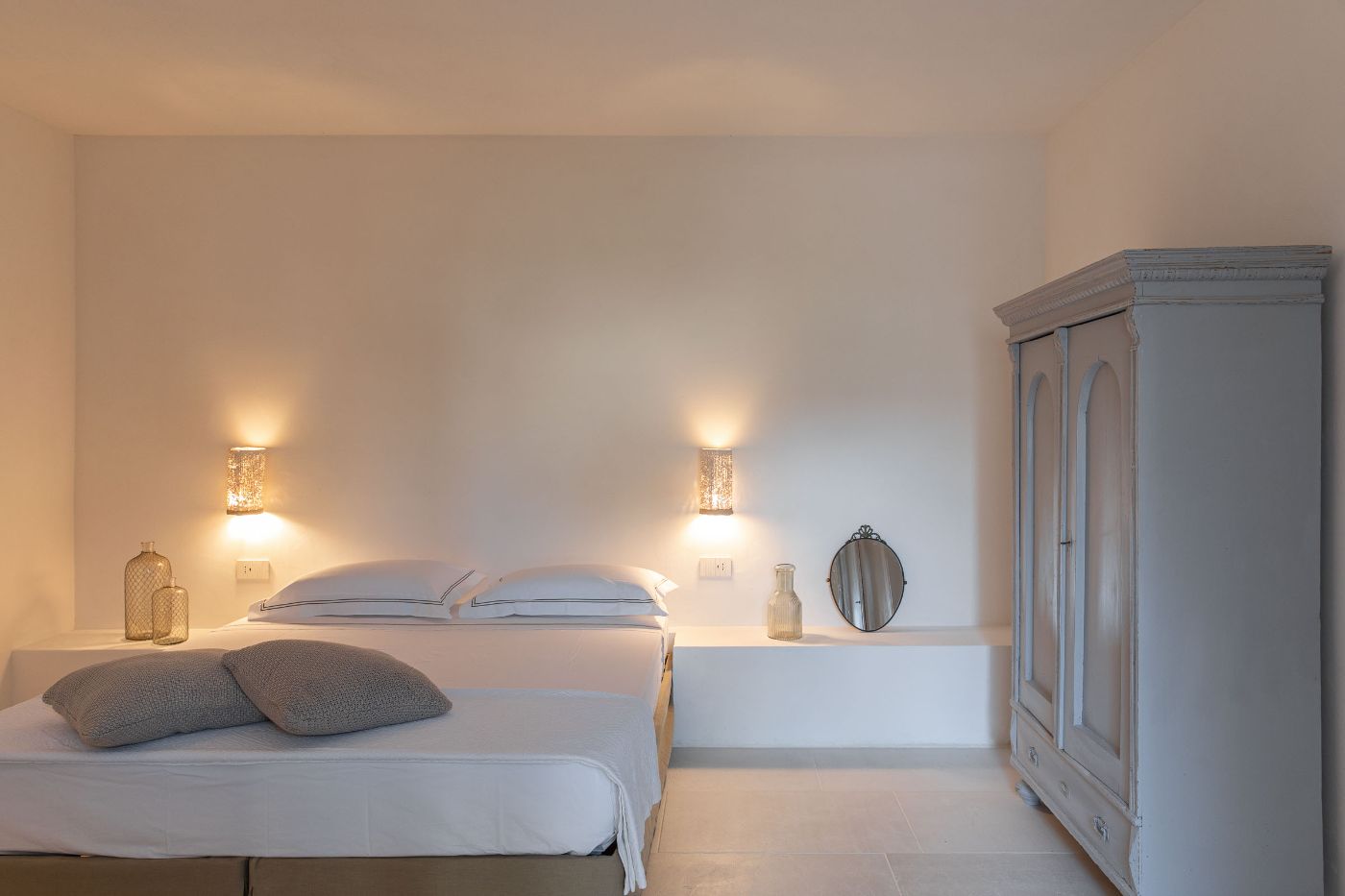 A bedroom at Villa Oliva.