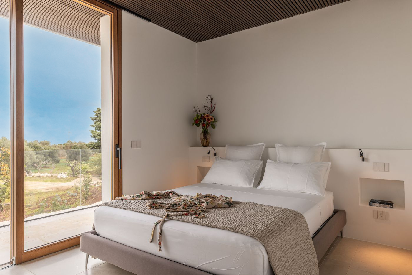 Guest bedroom at Villa Venere in Puglia
