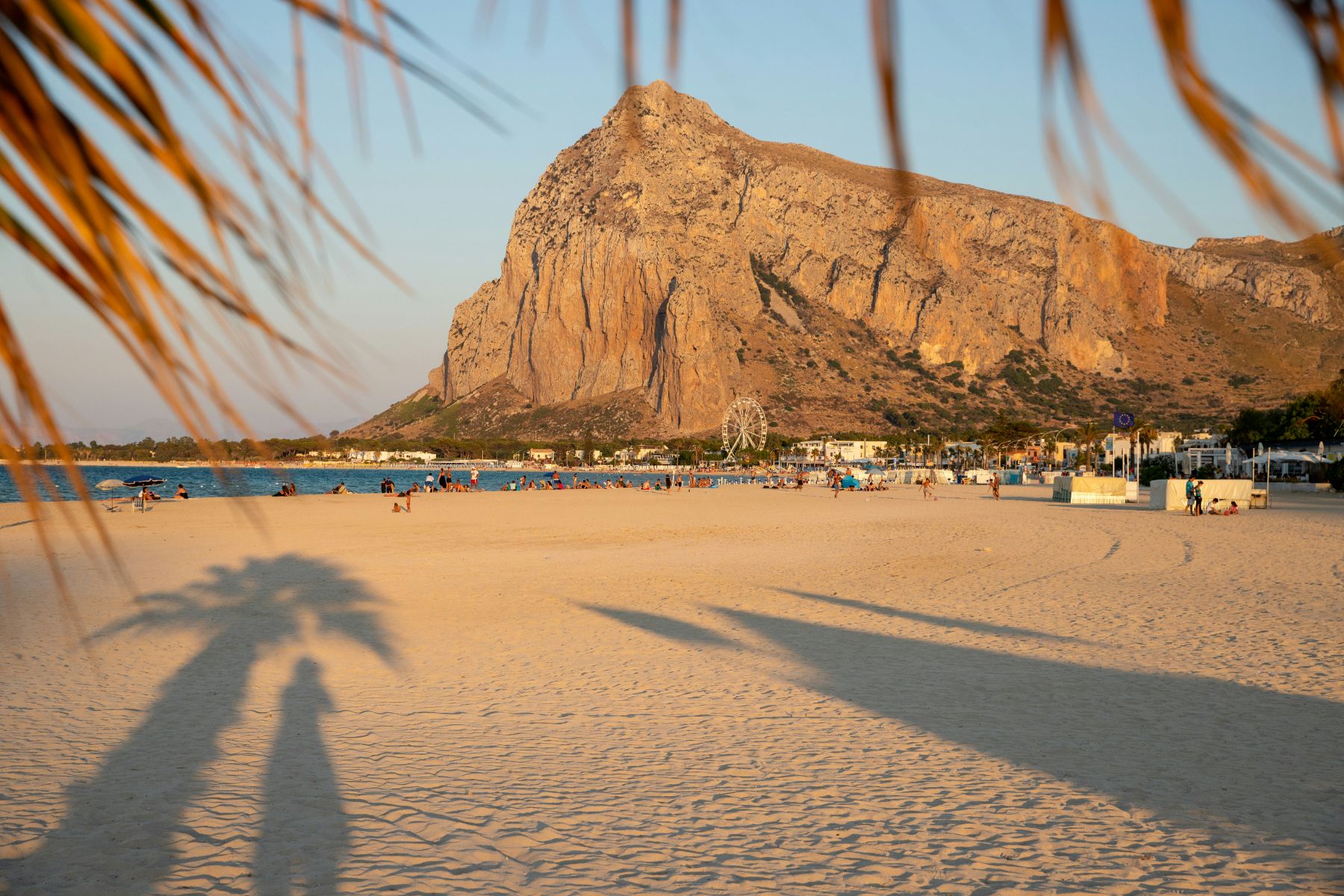 San Vito lo Capo beach during sunset 