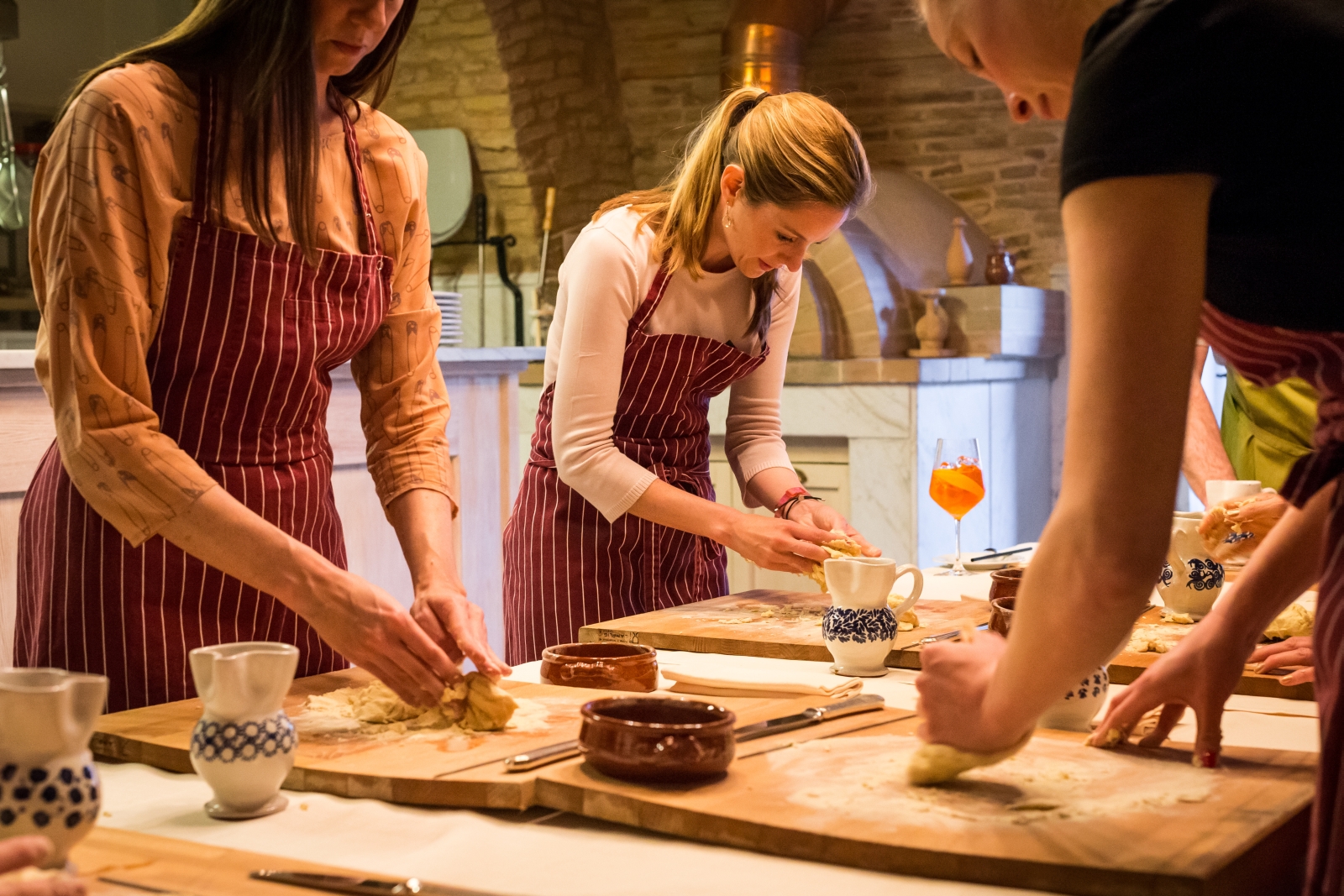 Cookery lesson at palazzo margherita in Sicily