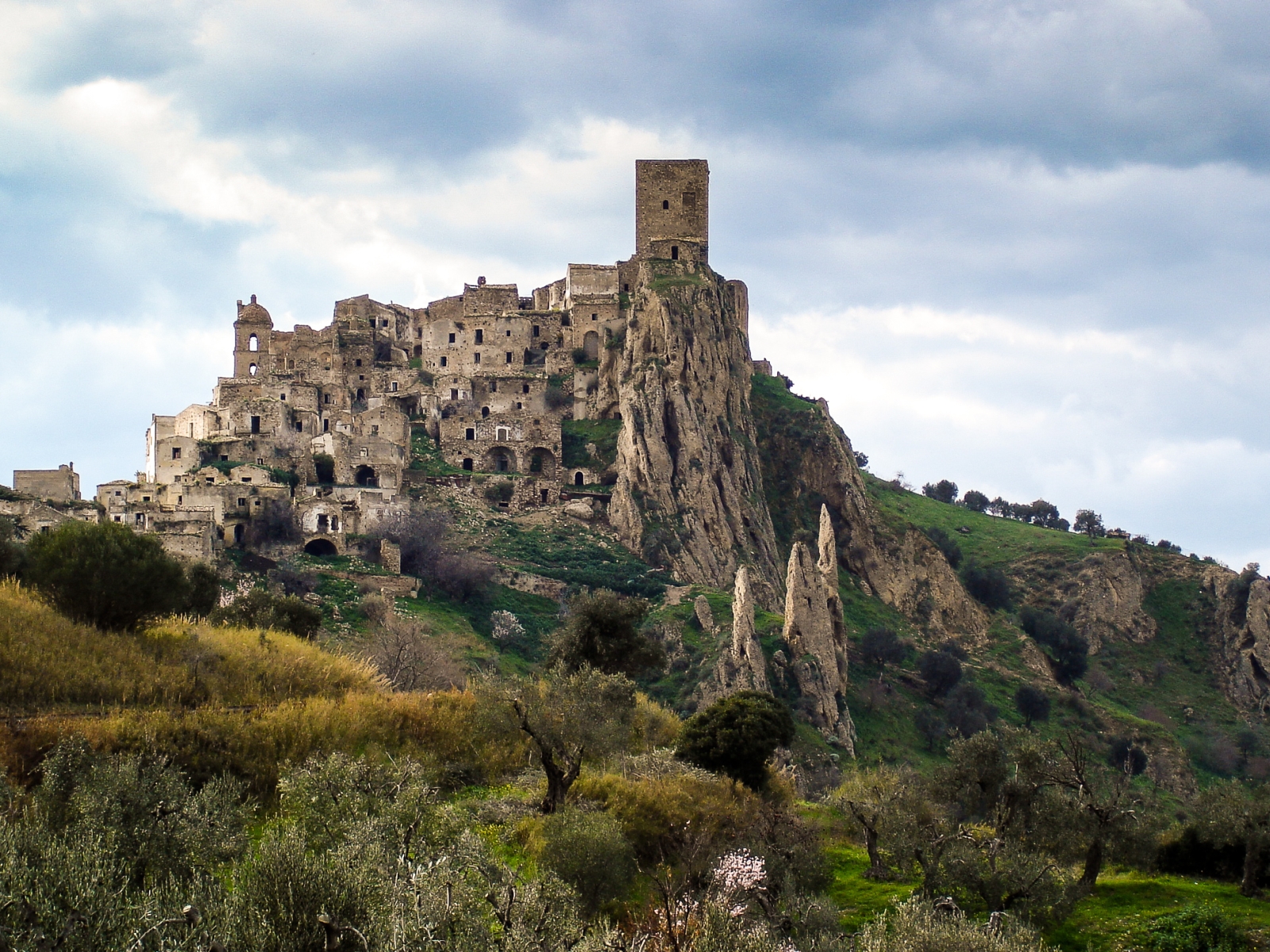 Ruins near Graco in Sicily