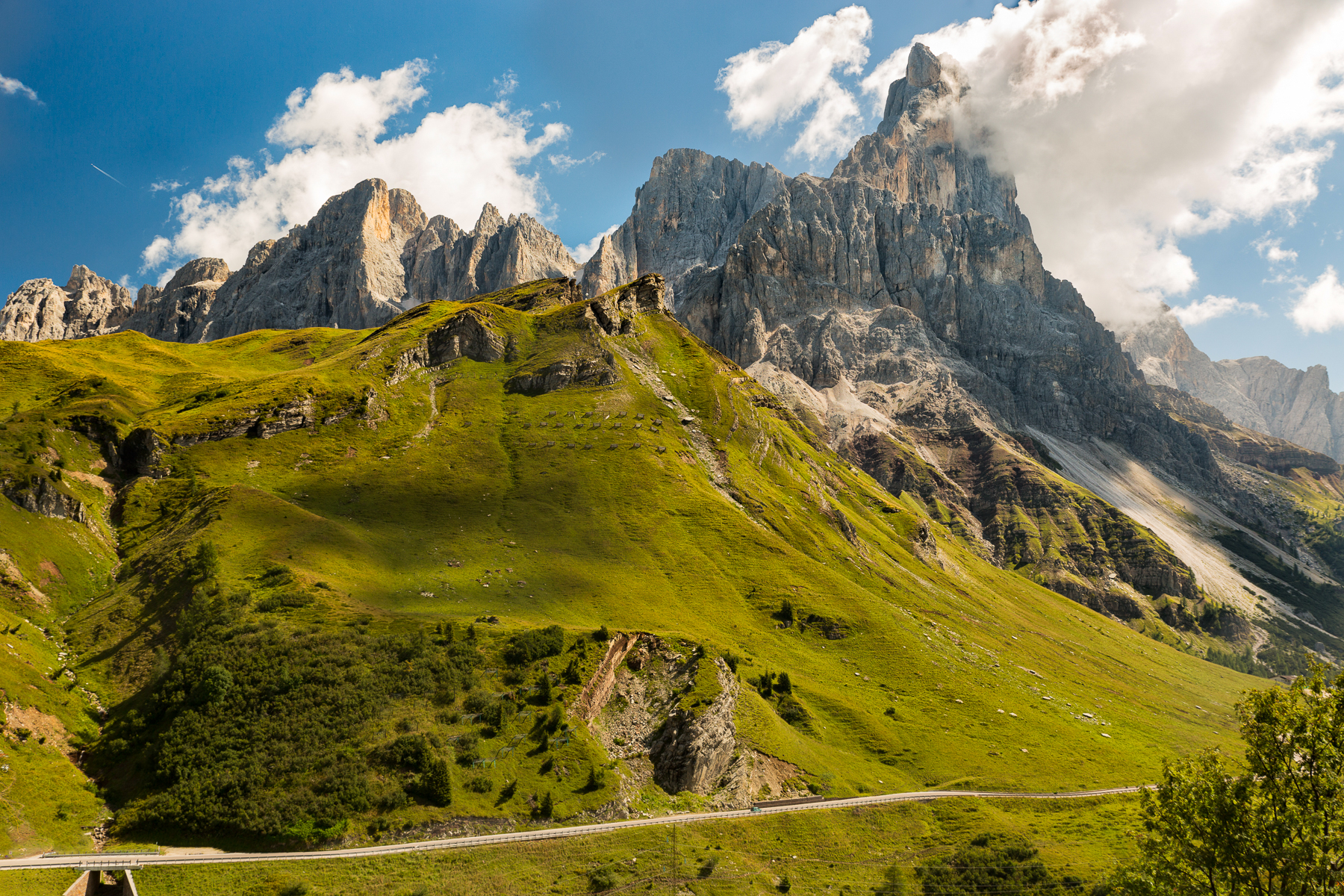 Landscapes of South Tyrol in the Dolomites