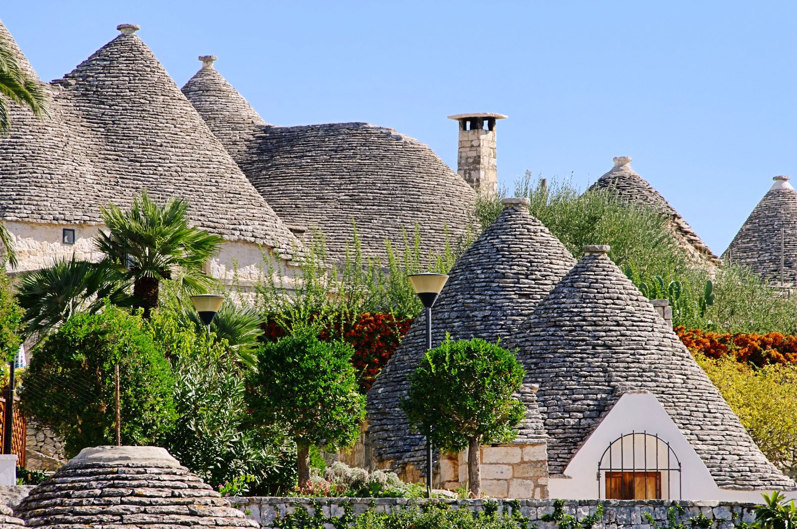 Trulli roofs at Puglia, Italy