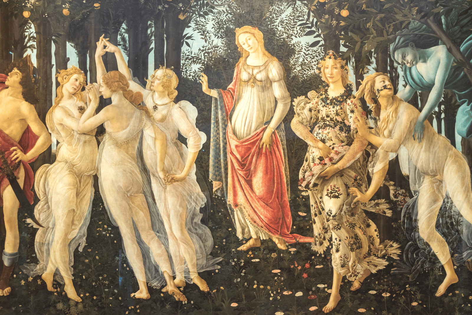 Alessandro Botticelli, Spring 1460, Renaissance Art at the Ufizzi Gallery in Florence