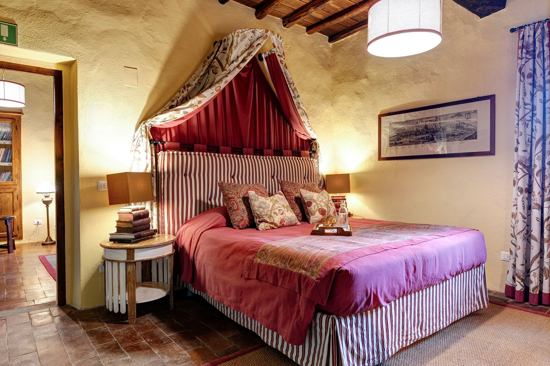 Bedroom at Ca di Pesa in Tuscany, Italy
