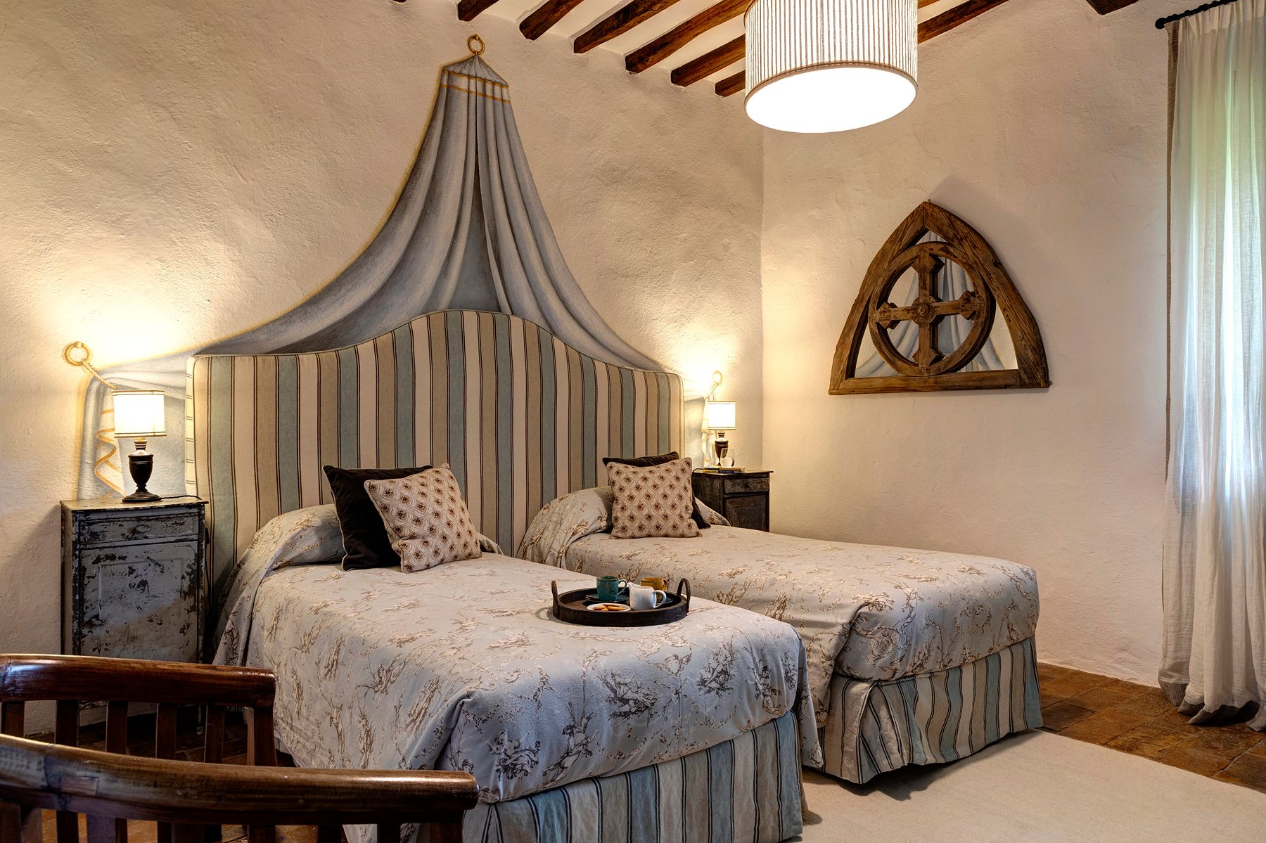 Bedroom at Ca di Pesa in Tuscany, Italy