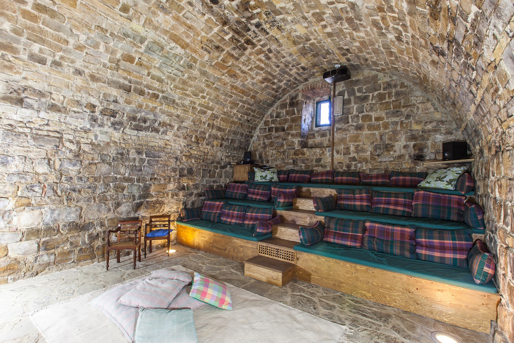 Cinema at Ca di Pesa in Tuscany, Italy