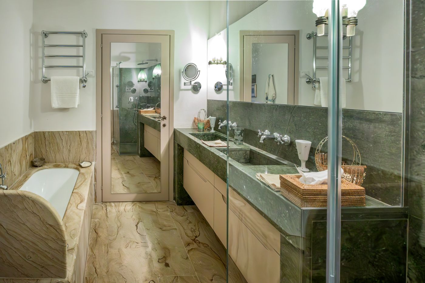 Bathroom 2 at Castello Segalari in Tuscany