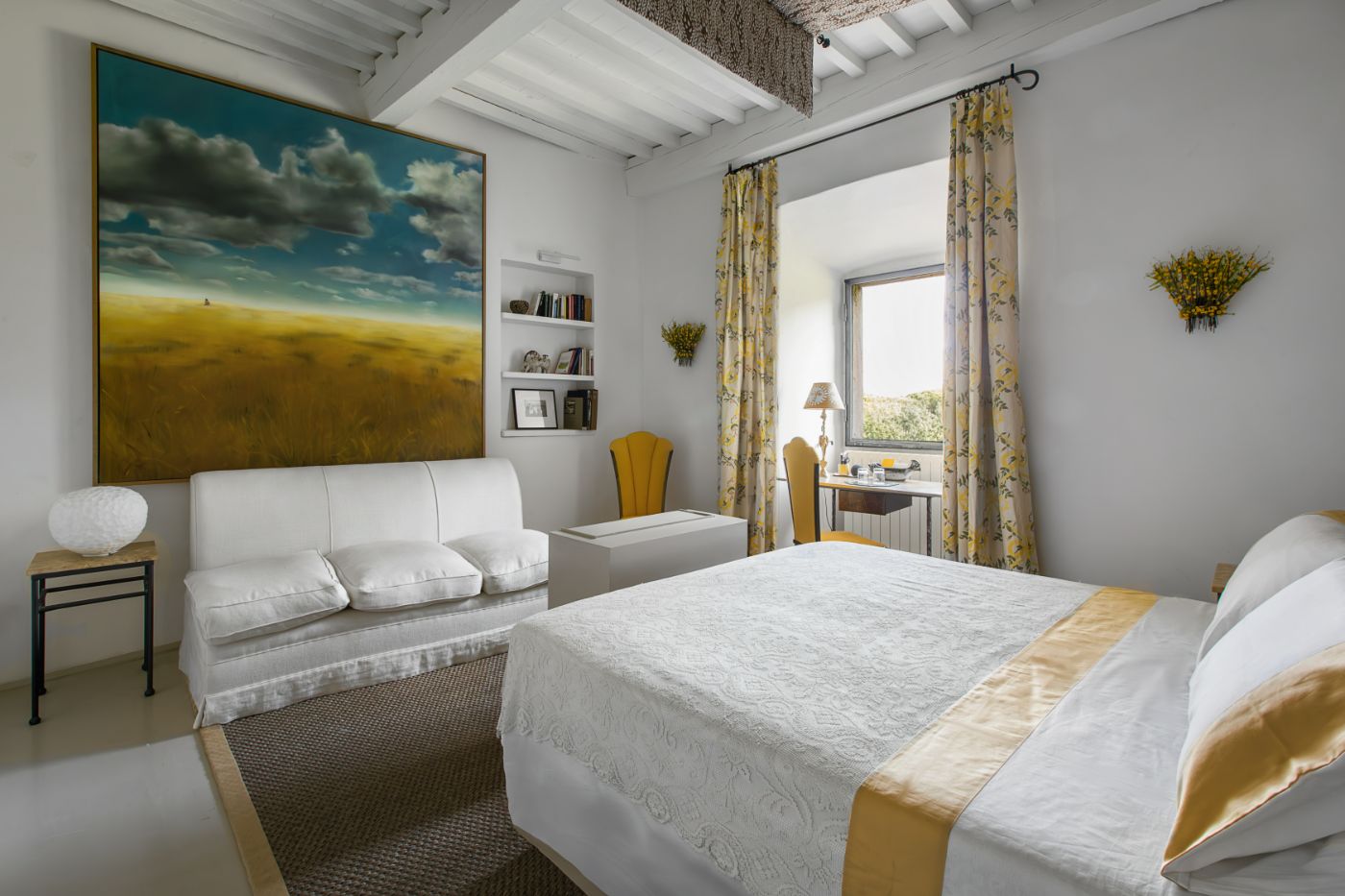 Bedroom 4 at Castello Segalari in Tuscany