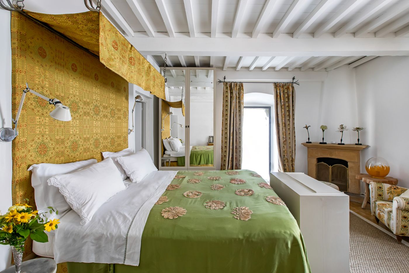 Bedroom 5 at Castello Segalari in Tuscany