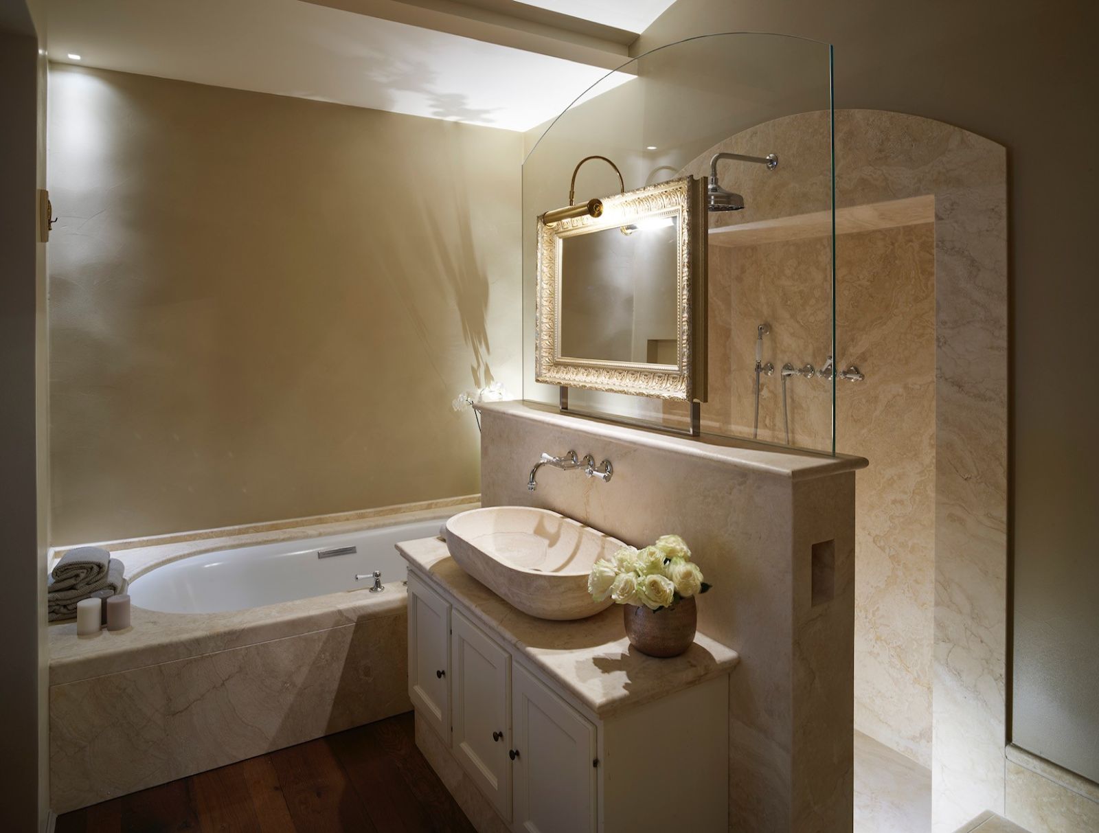 Bathroom 1 at Castello San Lorenzo in Tuscany